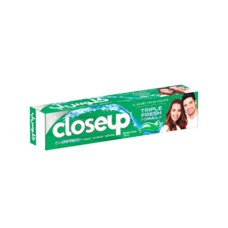 CLOSE UP TRIPLE FRESH MENTHOL FRESH TOOTHPASTE 77ML