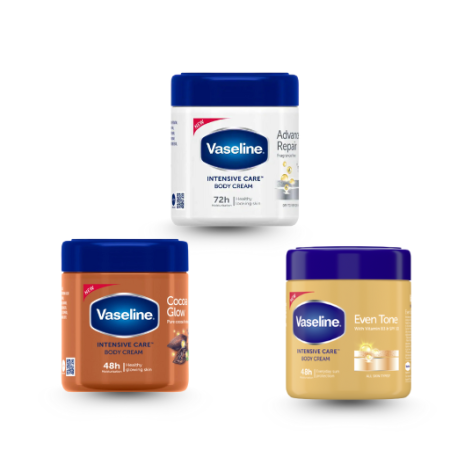 VASELINE BODY CREAM 400ML