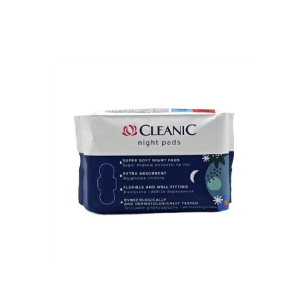 فوط نسائية CLEANIC ULTRA SOFT NIGHT 8PCS