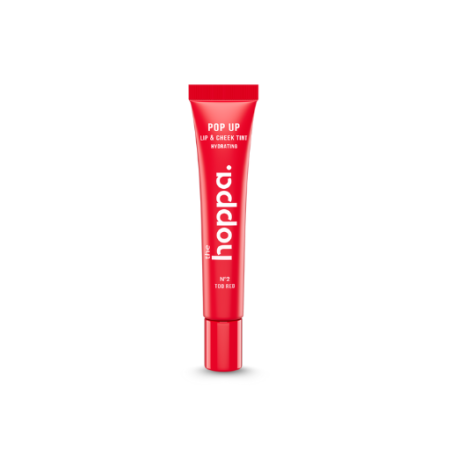 THE HOPPA POP UP LIP & CHEEK TINT HYDRATING TOO RED 10ML
