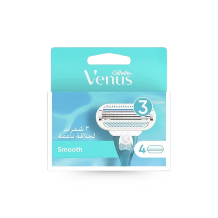 GILLETTE VENUS SMOOTH CRT 4PCS