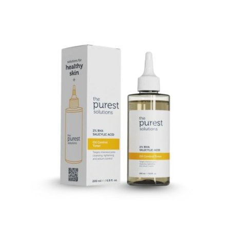 تونر منقي البشره من الزيوت والشوائب والبثور THE PUREST SOLUTIONS OIL CONTROL TONER BHA+SALICYLIC ACID 200ML